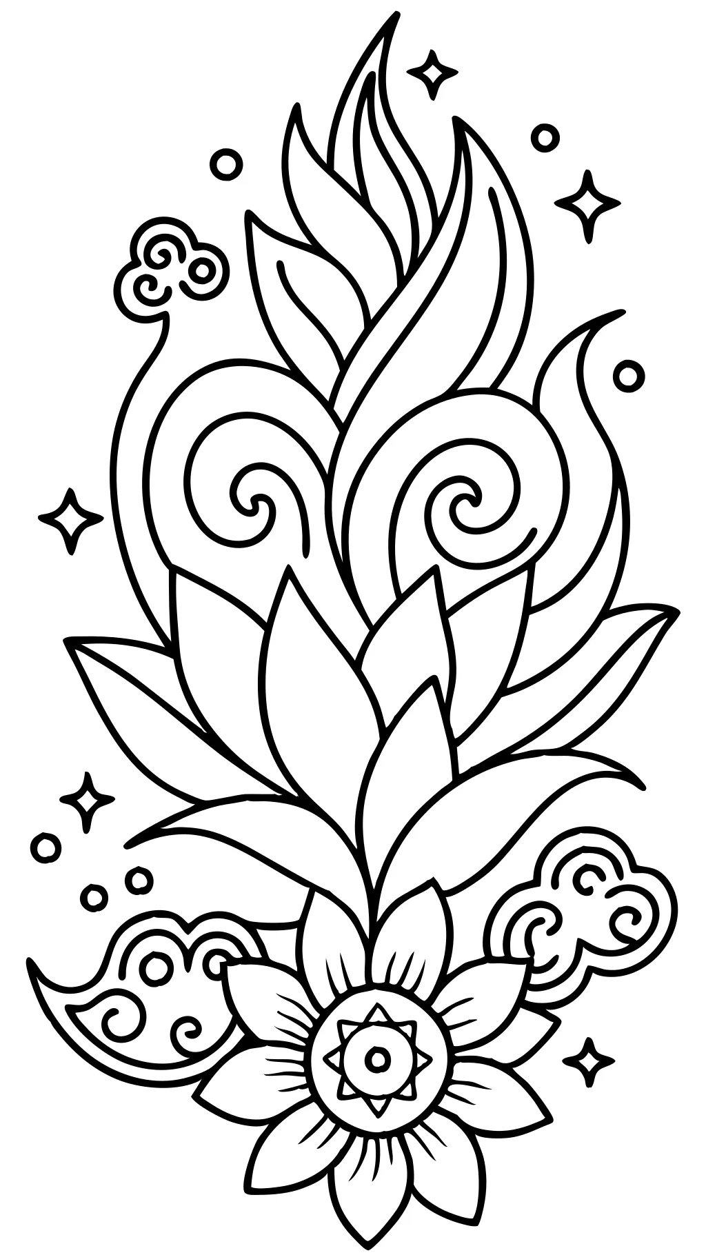 adult coloring pages easy